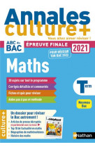 Annales bac 2021 maths terminale - culture + - vol01