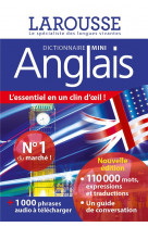 Dictionnaire mini anglais