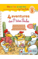 Cocorico je sais lire! 1eres lectures avec les p-tites poules-4 aventures des p-tites poules-niv3