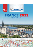 Atlas france - atlas atlas routier france 2023 michelin - l'essentiel (a4-broche)