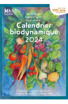 Calendrier biodynamique 2024 - calendrier lunaire et planetaire d-apres maria thun. depuis 1963