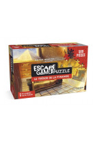 Escape game puzzle - le tresor de la pyramide - assemblez le puzzle etape apres etape puis resolvez