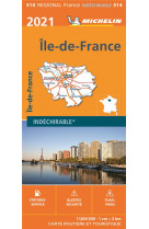 Carte régionale ile-de-france 2021