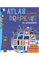 Atlas illustré des drapeaux en autocollants