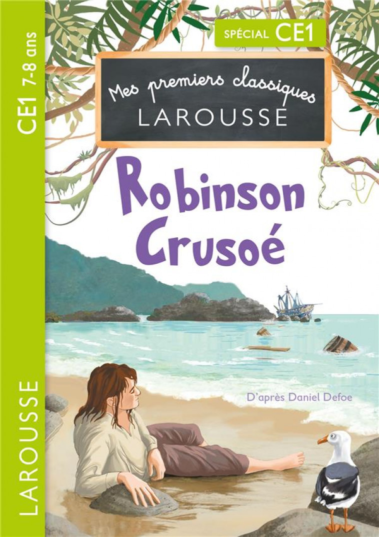 ROBINSON CRUSOE  - CE1 - DEFOE DANIEL - LAROUSSE